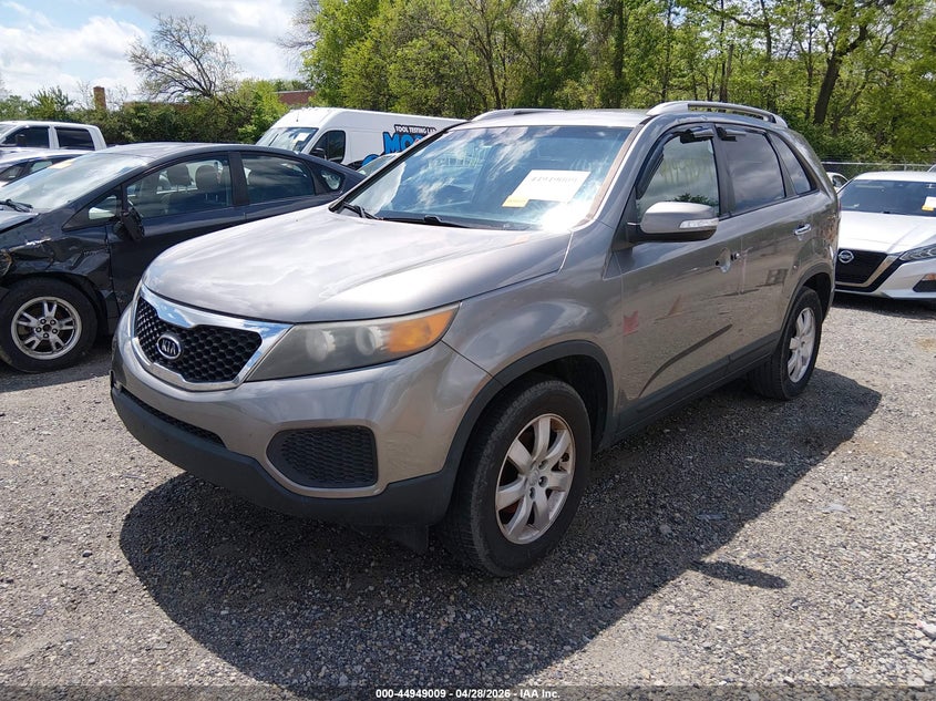 2011 Kia Sorento VIN 5XYKT4A29BG144344 IAAI salvage auction — NORMAL WEAR, Original (Ohio), sold $450 on 2026-07-07 (photo 2)