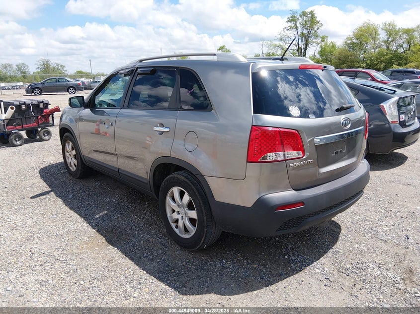 2011 Kia Sorento VIN 5XYKT4A29BG144344 IAAI salvage auction — NORMAL WEAR, Original (Ohio), sold $450 on 2026-07-07 (photo 3)
