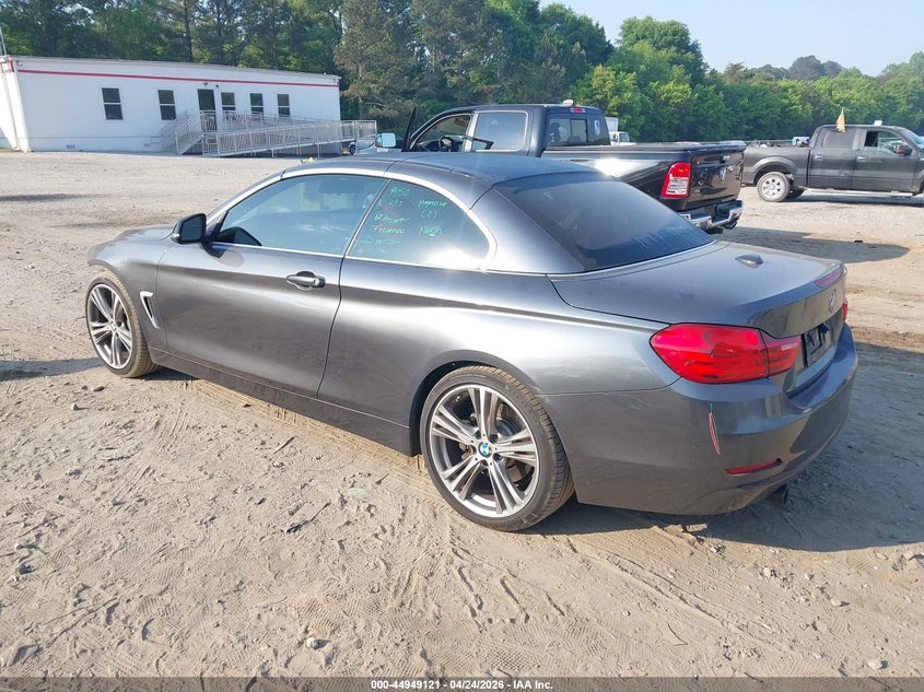 2015 BMW 4er VIN WBA3T3C58F5A40433 IAAI salvage auction — FRONT END, Salvage Title, sold $3,900 on 2026-07-24 (photo 3)