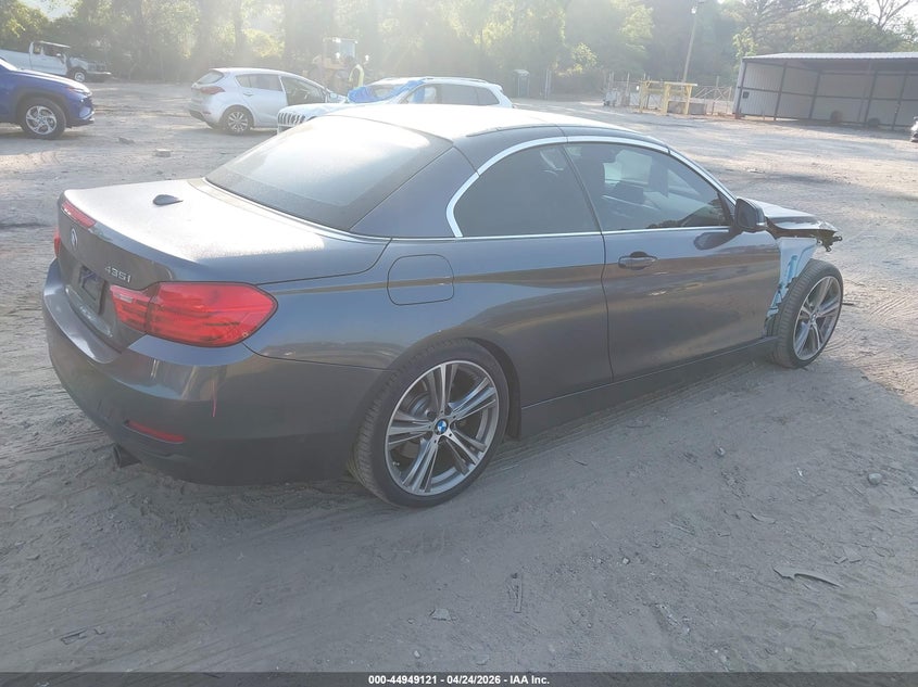 2015 BMW 4er VIN WBA3T3C58F5A40433 IAAI salvage auction — FRONT END, Salvage Title, sold $3,900 on 2026-07-24 (photo 4)