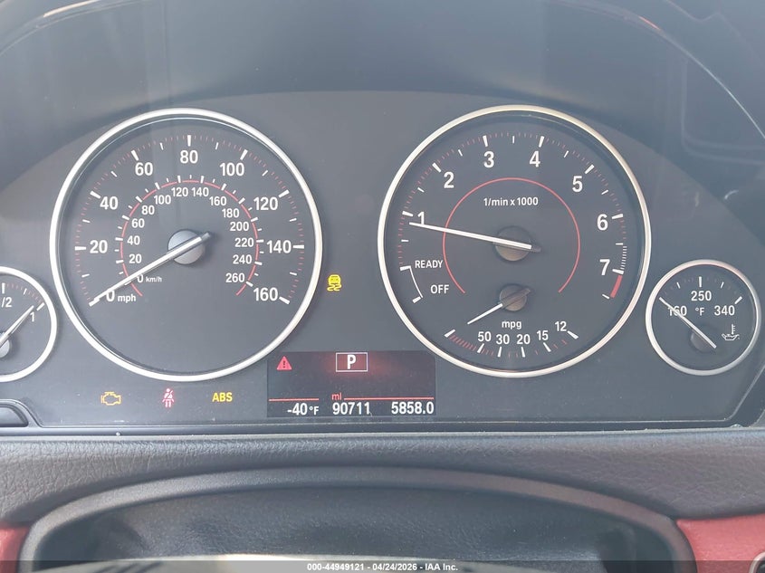 2015 BMW 4er VIN WBA3T3C58F5A40433 IAAI salvage auction — FRONT END, Salvage Title, sold $3,900 on 2026-07-24 (photo 7)