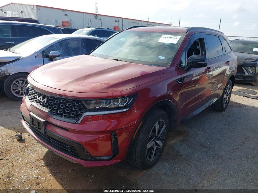2023 Kia Sorento VIN 5XYRL4LC6PG202471 IAAI salvage auction — REAR END, Original (Texas), sold $9,500 on 2026-07-14 (photo 2)