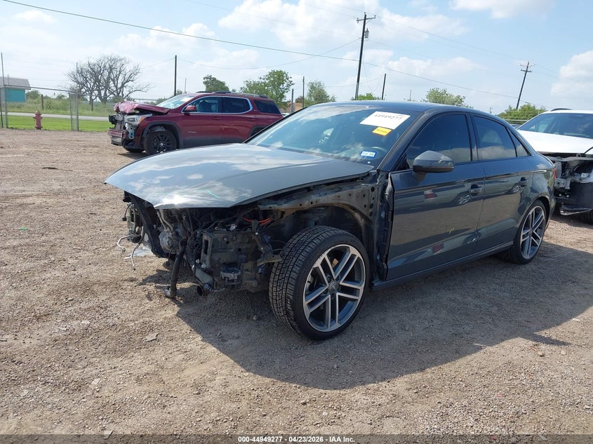 2019 Audi A3 VIN WAUAUGFF6KA089175 IAAI salvage auction — FRONT END, Original (Texas), sold $3,525 on 2026-07-14 (photo 2)