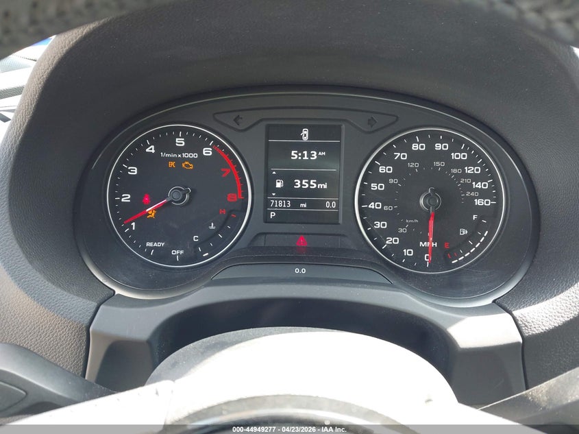 2019 Audi A3 VIN WAUAUGFF6KA089175 IAAI salvage auction — FRONT END, Original (Texas), sold $3,525 on 2026-07-14 (photo 7)