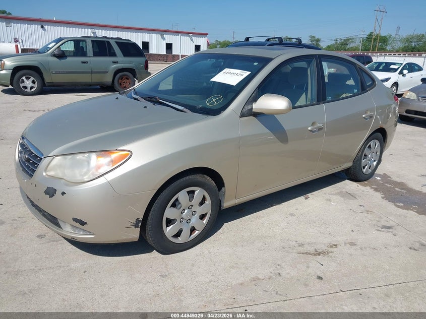 2007 Hyundai Elantra VIN KMHDU46D87U067841 IAAI salvage auction — NORMAL WEAR, Salvage (Texas), sold $325 on 2026-07-28 (photo 2)