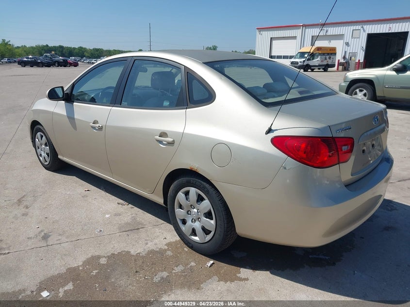 2007 Hyundai Elantra VIN KMHDU46D87U067841 IAAI salvage auction — NORMAL WEAR, Salvage (Texas), sold $325 on 2026-07-28 (photo 3)