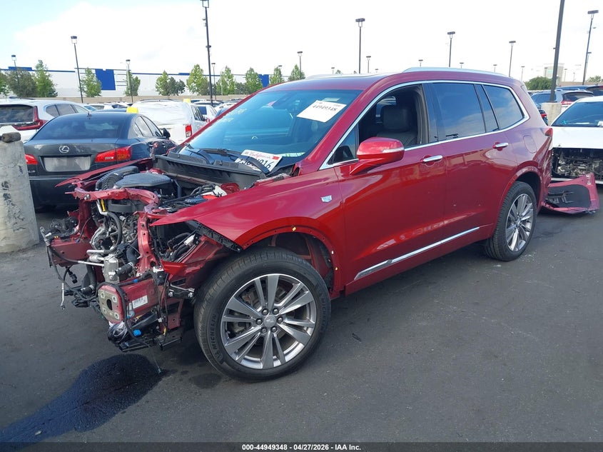 2024 Cadillac Xt6 VIN 1GYKPCRS5RZ701355 IAAI salvage auction — FRONT END, Salvage Title, sold $3,850 on 2026-07-24 (photo 2)