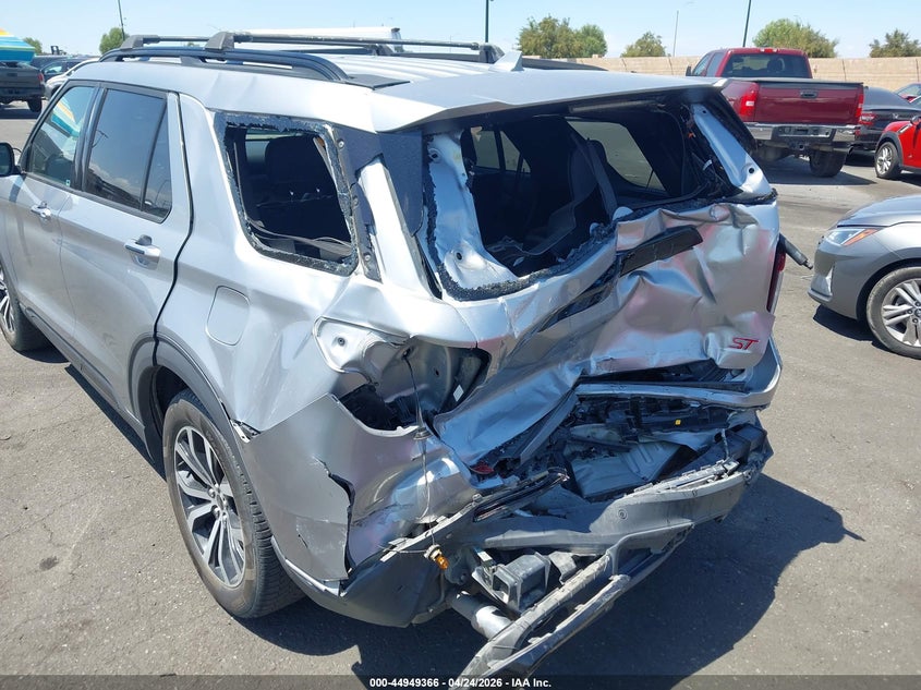 2020 Ford Explorer VIN 1FM5K8GC4LGB21927 IAAI salvage auction — REAR END, Salvage Title, sold $8,450 on 2026-07-10 (photo 6)