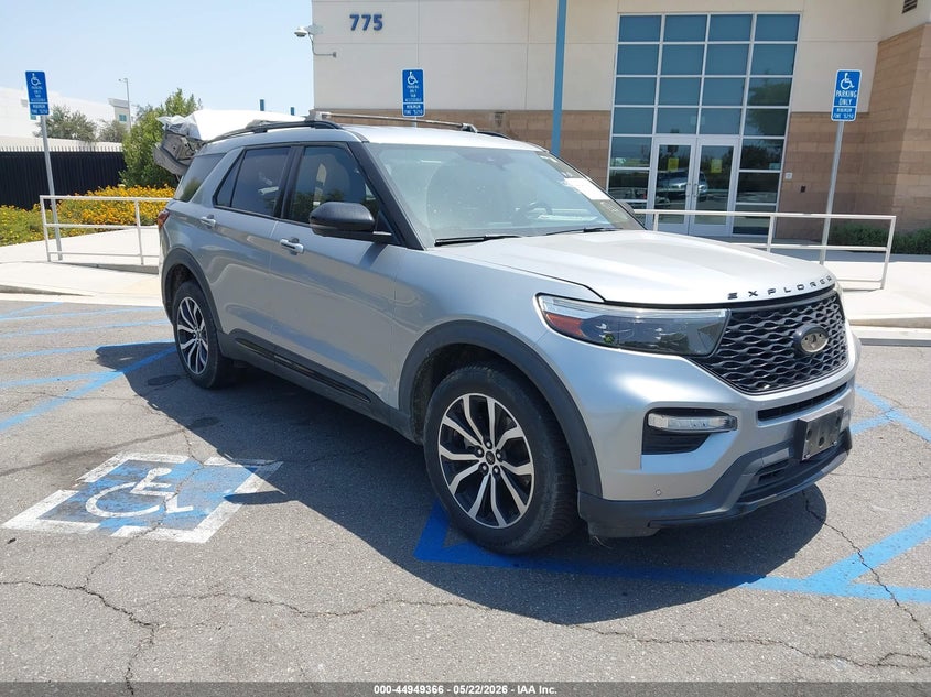 2020 Ford Explorer VIN 1FM5K8GC4LGB21927 IAAI salvage auction — REAR END, Salvage Title, sold $8,450 on 2026-07-10 (photo 1)