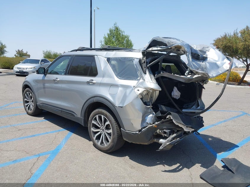 2020 Ford Explorer VIN 1FM5K8GC4LGB21927 IAAI salvage auction — REAR END, Salvage Title, sold $8,450 on 2026-07-10 (photo 3)