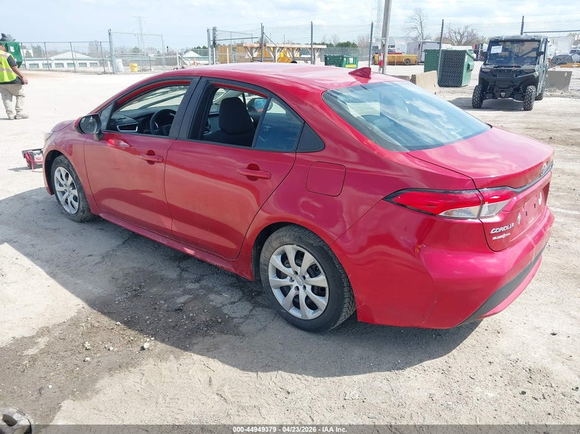 2021 Toyota Corolla VIN 5YFEPMAE5MP237520 IAAI salvage auction — WATER/FLOOD, Junk Bill Of Sale Mv2459 (Wisconsin), sold $3,200 on 2026-07-07 (photo 3)