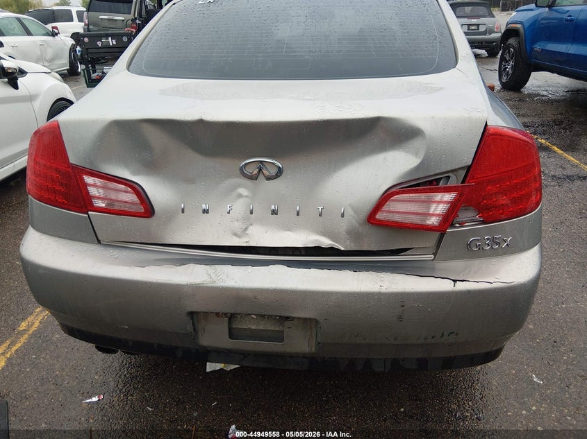 2004 Infiniti G35 VIN JNKCV51F84M716253 IAAI salvage auction — REAR END, Salvage (Colorado), sold $425 on 2026-07-14 (photo 6)