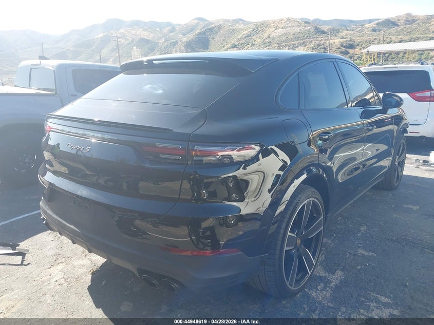 2023 Porsche Cayenne coupe VIN WP1BB2AY3PDA30484 IAAI salvage auction — FRONT END, Salvage Title, sold $41,200 on 2026-07-20 (photo 4)