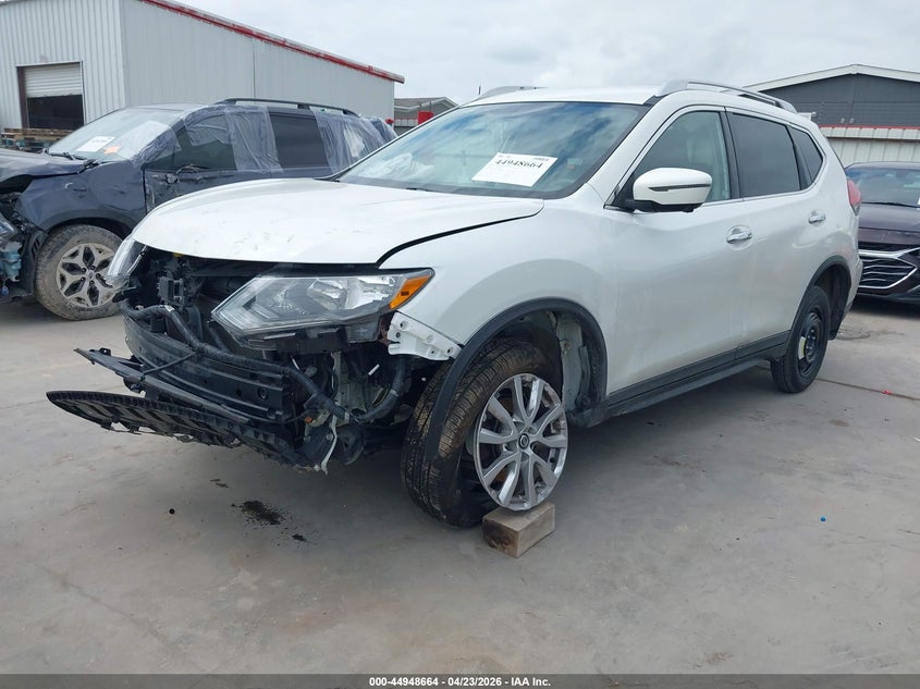 2017 Nissan Rogue VIN KNMAT2MT1HP595665 IAAI salvage auction — FRONT END, Salvage (Texas), sold $950 on 2026-07-21 (photo 2)