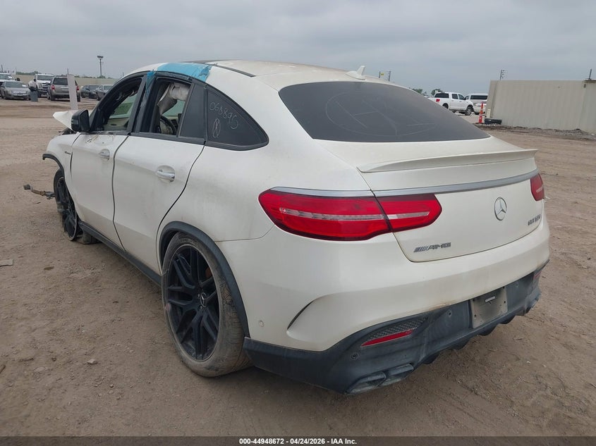 2017 Mercedes-benz Amg gle coupe VIN 4JGED7FB4HA068895 IAAI salvage auction — FRONT END, Salvage (Texas), sold $10,500 on 2026-07-20 (photo 3)