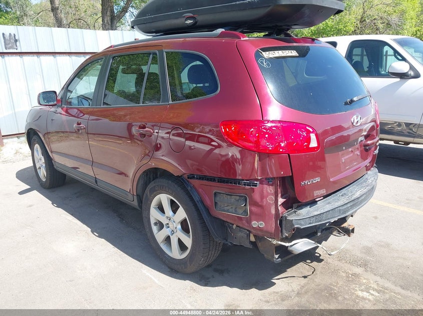 2009 Hyundai Santa fe VIN 5NMSH73E79H240368 IAAI salvage auction — REAR END, Salvage (Utah), sold $525 on 2026-07-09 (photo 3)