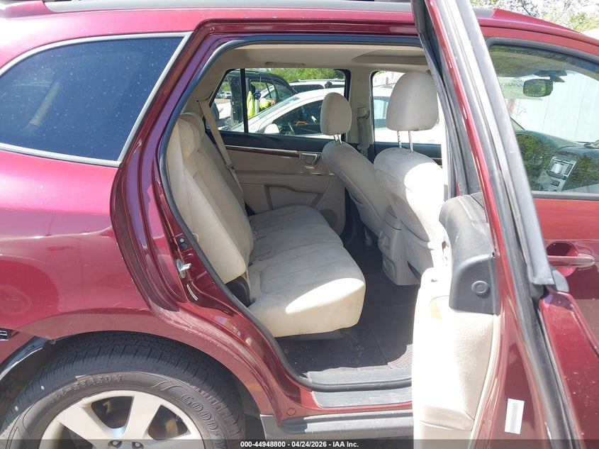 2009 Hyundai Santa fe VIN 5NMSH73E79H240368 IAAI salvage auction — REAR END, Salvage (Utah), sold $525 on 2026-07-09 (photo 8)