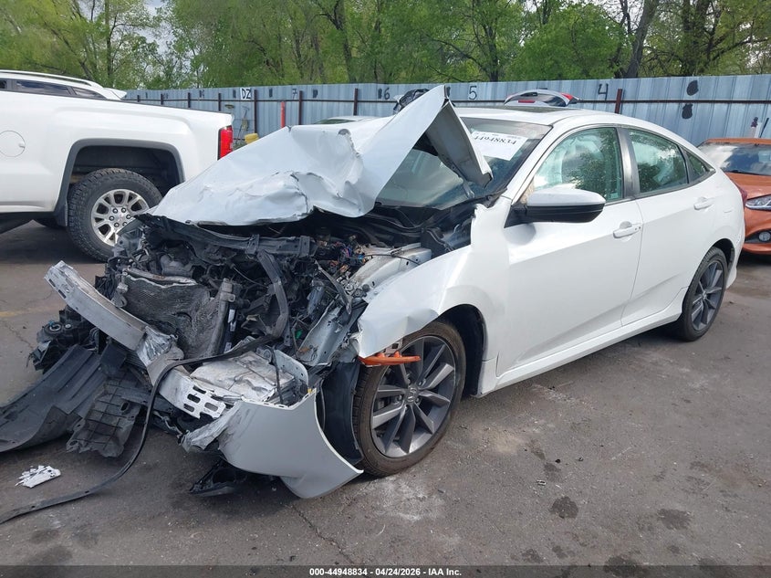 2019 Honda Civic VIN 19XFC1F36KE004248 IAAI salvage auction — FRONT & REAR, Salvage Title, sold $1,550 on 2026-07-09 (photo 2)