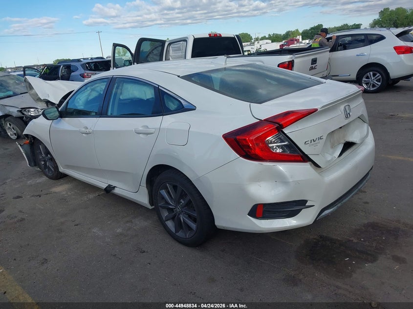 2019 Honda Civic VIN 19XFC1F36KE004248 IAAI salvage auction — FRONT & REAR, Salvage Title, sold $1,550 on 2026-07-09 (photo 3)