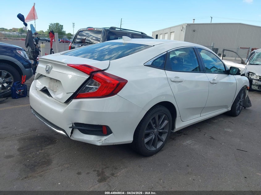 2019 Honda Civic VIN 19XFC1F36KE004248 IAAI salvage auction — FRONT & REAR, Salvage Title, sold $1,550 on 2026-07-09 (photo 4)