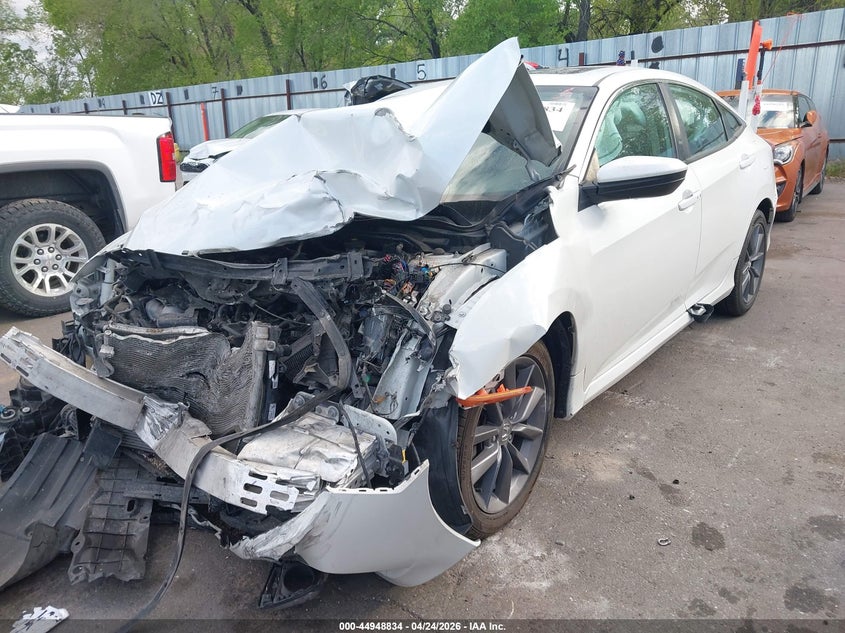 2019 Honda Civic VIN 19XFC1F36KE004248 IAAI salvage auction — FRONT & REAR, Salvage Title, sold $1,550 on 2026-07-09 (photo 6)
