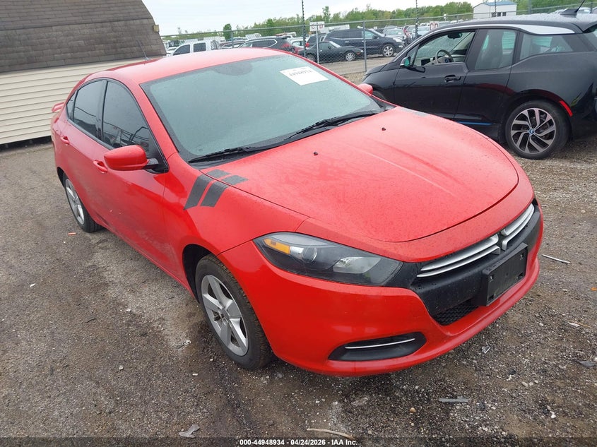 2016 Dodge Dart VIN 1C3CDFBB4GD764167 IAAI salvage auction — LEFT FRONT, Salvage (Illinois), sold $600 on 2026-07-29 (photo 1)