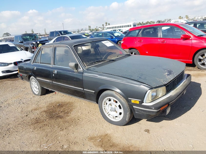 1985 Peugeot 505 VIN VF3BA5165FS371907 IAAI salvage auction — NORMAL WEAR, Salvage (California), sold $550 on 2026-07-29 (photo 1)