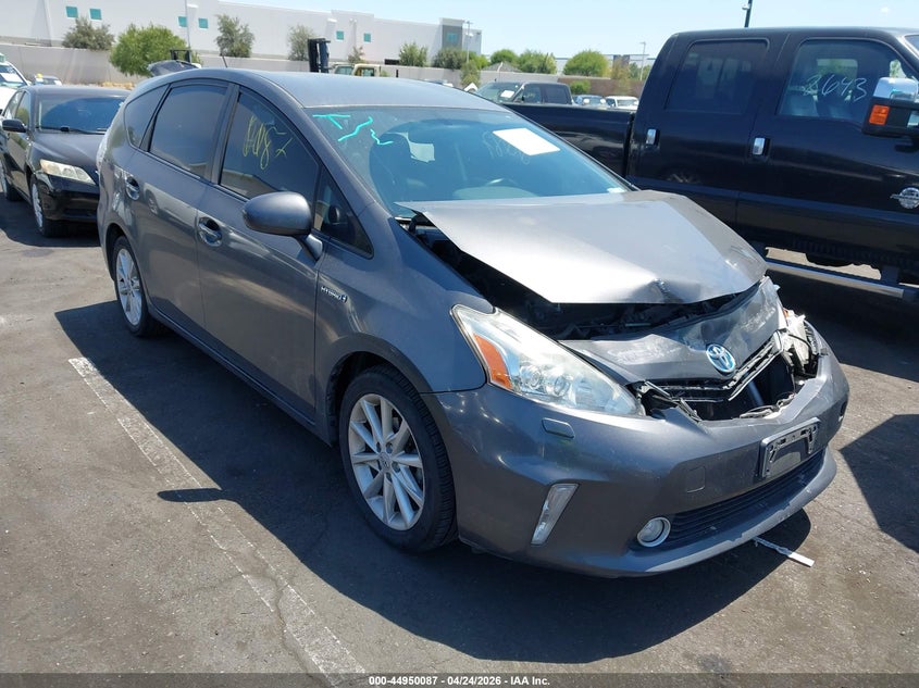 2014 Toyota Prius v VIN JTDZN3EU1EJ004002 IAAI salvage auction — FRONT END, Salvage Title, sold $1,625 on 2026-07-17 (photo 1)