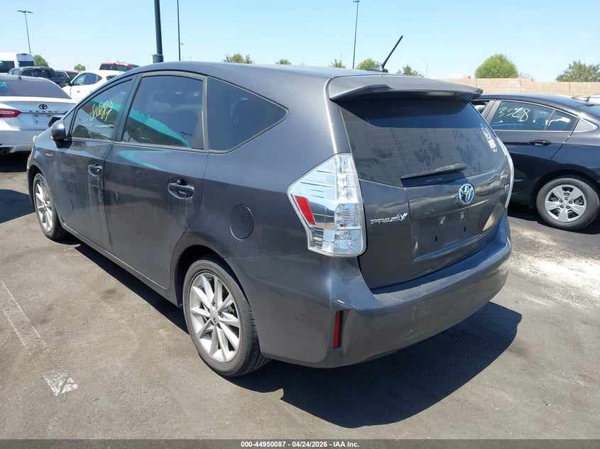 2014 Toyota Prius v VIN JTDZN3EU1EJ004002 IAAI salvage auction — FRONT END, Salvage Title, sold $1,625 on 2026-07-17 (photo 3)