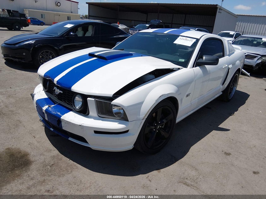 2007 Ford Mustang VIN 1ZVFT82H675273795 IAAI salvage auction — FRONT END, Salvage (California), sold $1,850 on 2026-07-11 (photo 2)