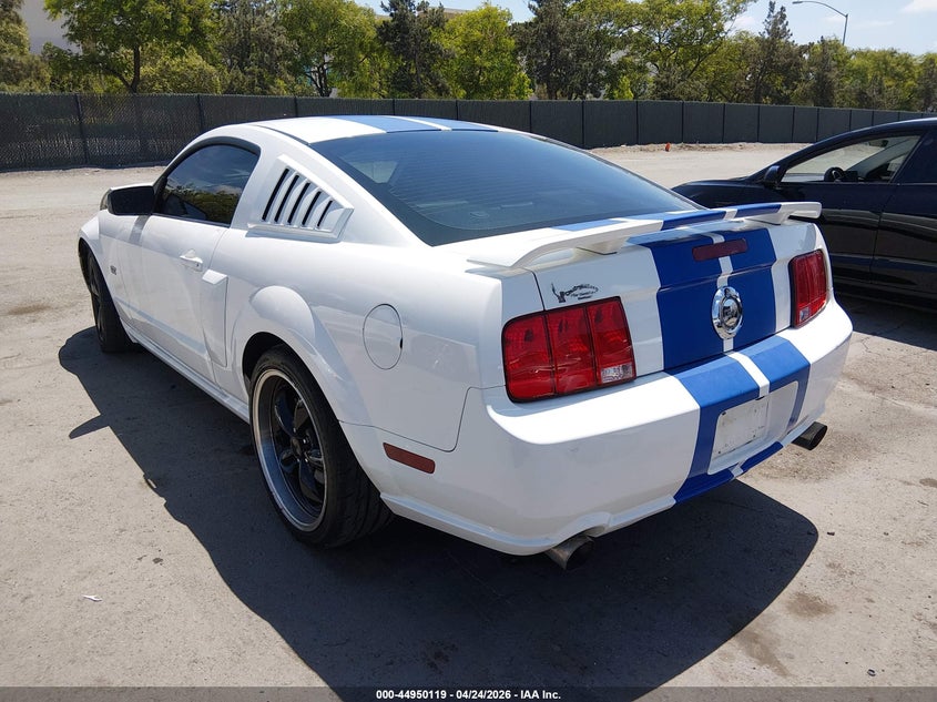2007 Ford Mustang VIN 1ZVFT82H675273795 IAAI salvage auction — FRONT END, Salvage (California), sold $1,850 on 2026-07-11 (photo 3)