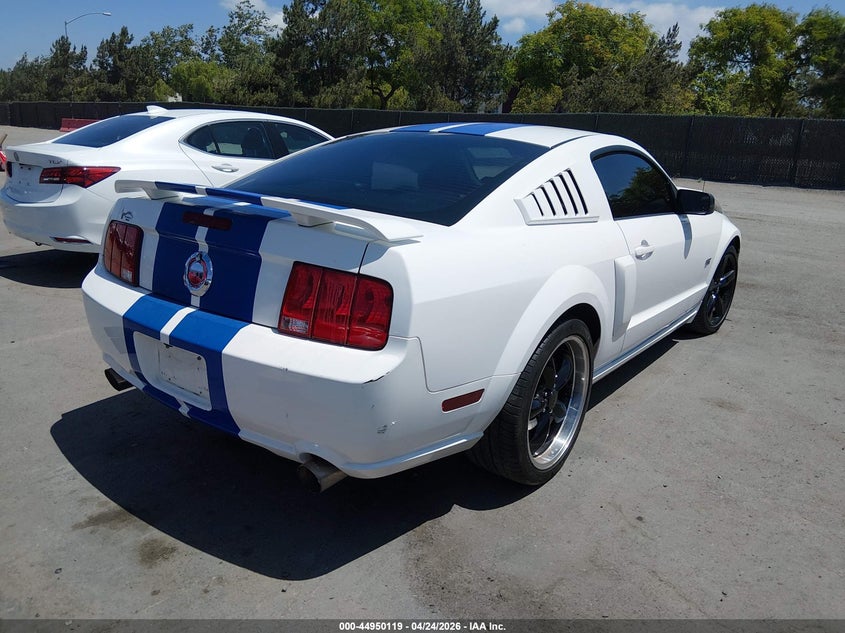 2007 Ford Mustang VIN 1ZVFT82H675273795 IAAI salvage auction — FRONT END, Salvage (California), sold $1,850 on 2026-07-11 (photo 4)
