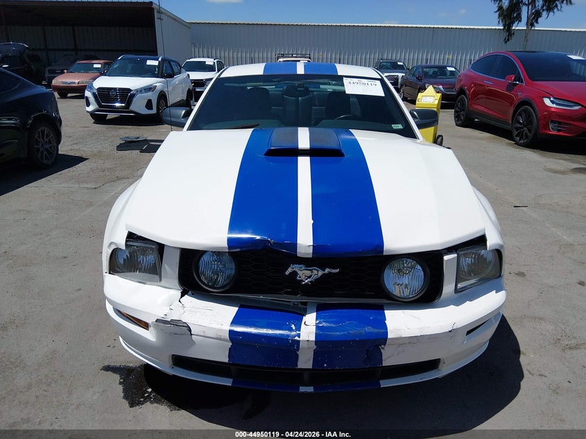 2007 Ford Mustang VIN 1ZVFT82H675273795 IAAI salvage auction — FRONT END, Salvage (California), sold $1,850 on 2026-07-11 (photo 6)