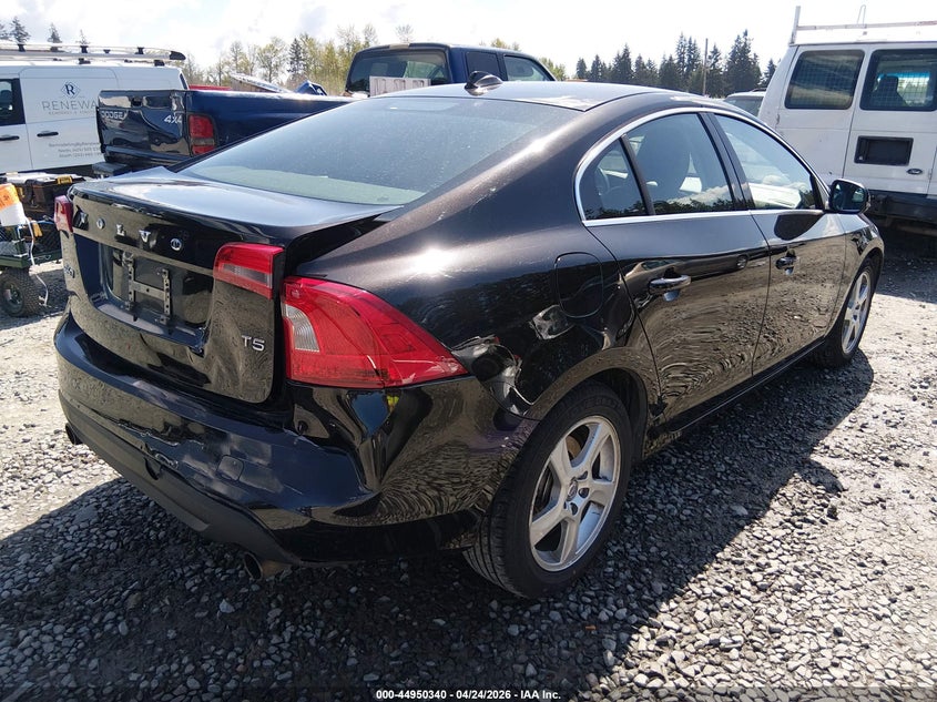 2013 Volvo S60 VIN YV1612FS7D2183834 IAAI salvage auction — REAR END, Salvage Title, sold $275 on 2026-07-08 (photo 4)