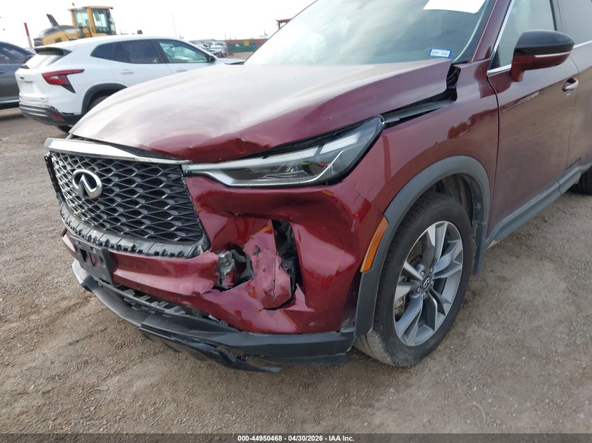2024 Infiniti Qx60 VIN 5N1DL1FR8RC334854 IAAI salvage auction — FRONT END, Original (Texas), sold $10,700 on 2026-07-14 (photo 6)