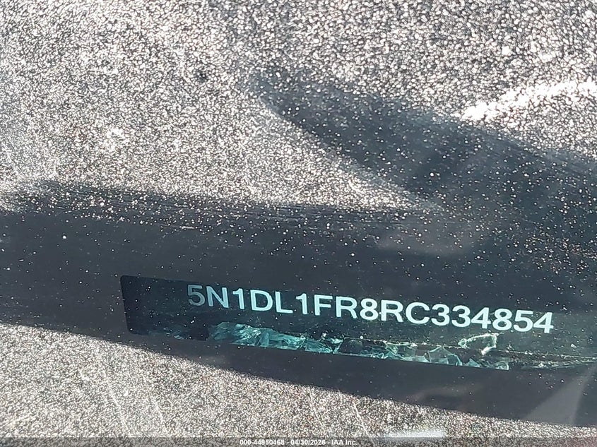 2024 Infiniti Qx60 VIN 5N1DL1FR8RC334854 IAAI salvage auction — FRONT END, Original (Texas), sold $10,700 on 2026-07-14 (photo 9)