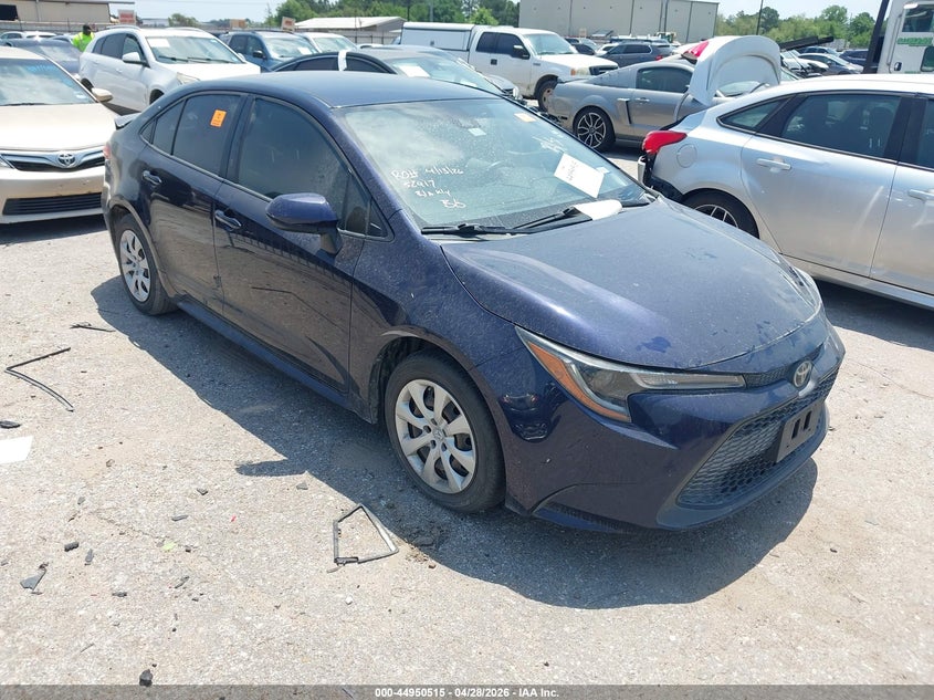 2021 Toyota Corolla VIN JTDEPMAE5MJ150334 IAAI salvage auction — REAR END, Salvage Title, sold $3,750 on 2026-07-15 (photo 1)