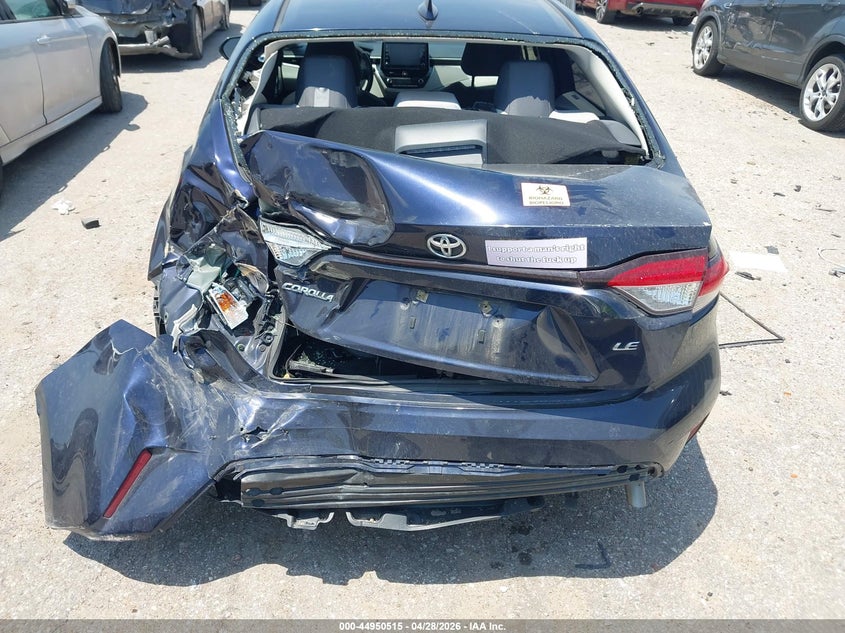 2021 Toyota Corolla VIN JTDEPMAE5MJ150334 IAAI salvage auction — REAR END, Salvage Title, sold $3,750 on 2026-07-15 (photo 6)