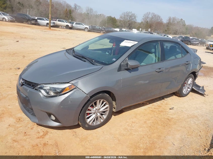 2014 Toyota Corolla VIN 5YFBURHE8EP001573 IAAI salvage auction — REAR END, Salvage Title, sold $1,925 on 2026-07-06 (photo 2)
