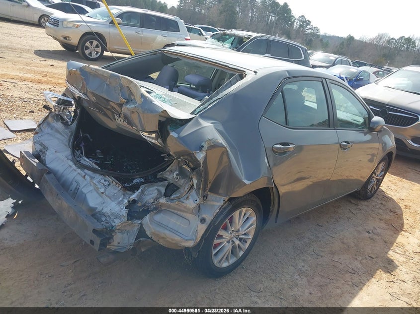 2014 Toyota Corolla VIN 5YFBURHE8EP001573 IAAI salvage auction — REAR END, Salvage Title, sold $1,925 on 2026-07-06 (photo 4)