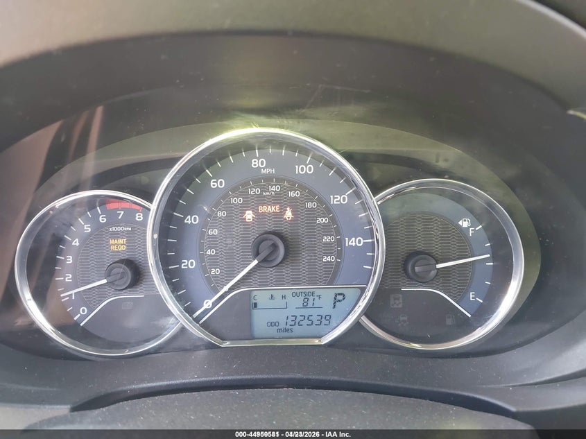 2014 Toyota Corolla VIN 5YFBURHE8EP001573 IAAI salvage auction — REAR END, Salvage Title, sold $1,925 on 2026-07-06 (photo 7)