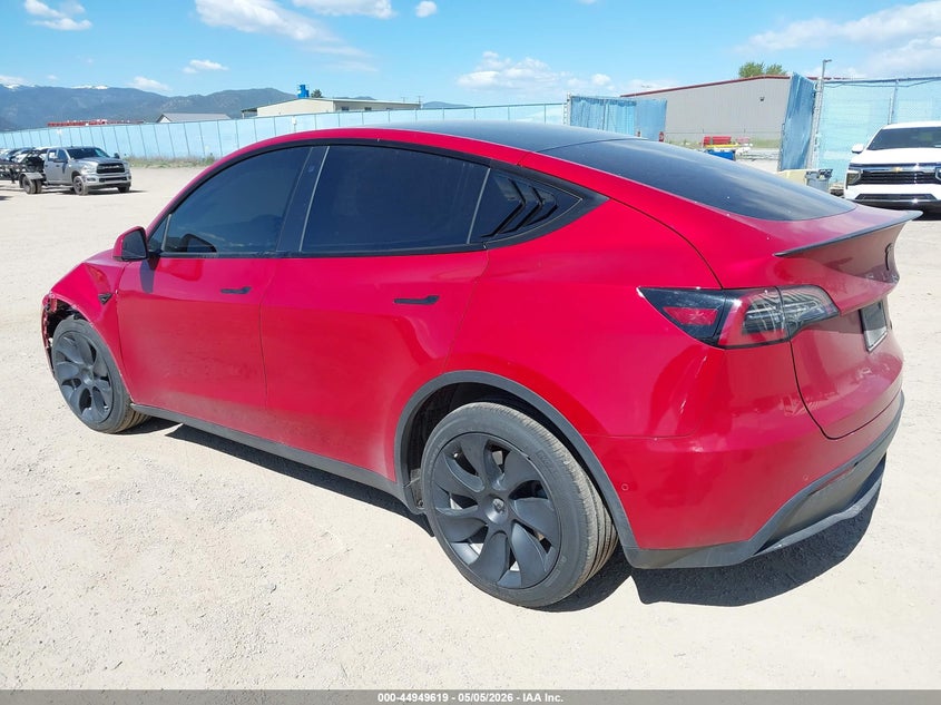 2020 Tesla Model y VIN 5YJYGDEE2LF018192 IAAI salvage auction — LEFT FRONT, Salvage (Montana), sold $10,750 on 2026-07-16 (photo 3)