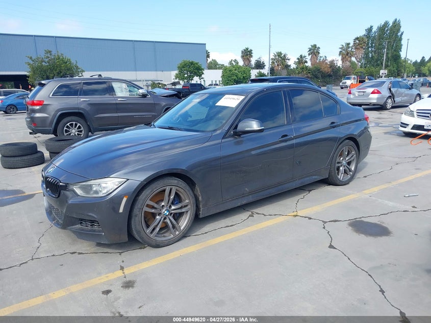 2015 BMW 3er VIN WBA3C1C54FK121478 IAAI salvage auction — MECHANICAL, Salvage (California), sold $600 on 2026-08-10 (photo 2)