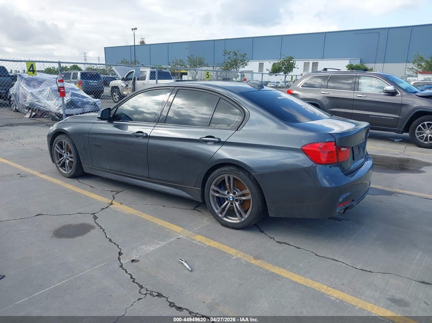2015 BMW 3er VIN WBA3C1C54FK121478 IAAI salvage auction — MECHANICAL, Salvage (California), sold $600 on 2026-08-10 (photo 3)