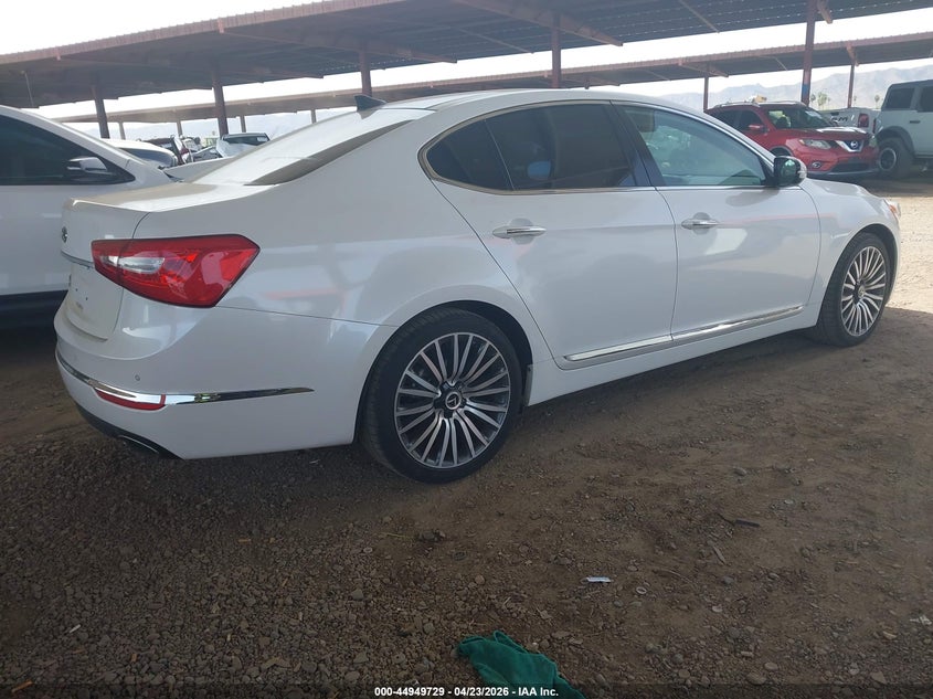2015 Kia Cadenza VIN KNALN4D7XF5176205 IAAI salvage auction — UNKNOWN, Restored (Arizona), sold $925 on 2026-07-14 (photo 4)