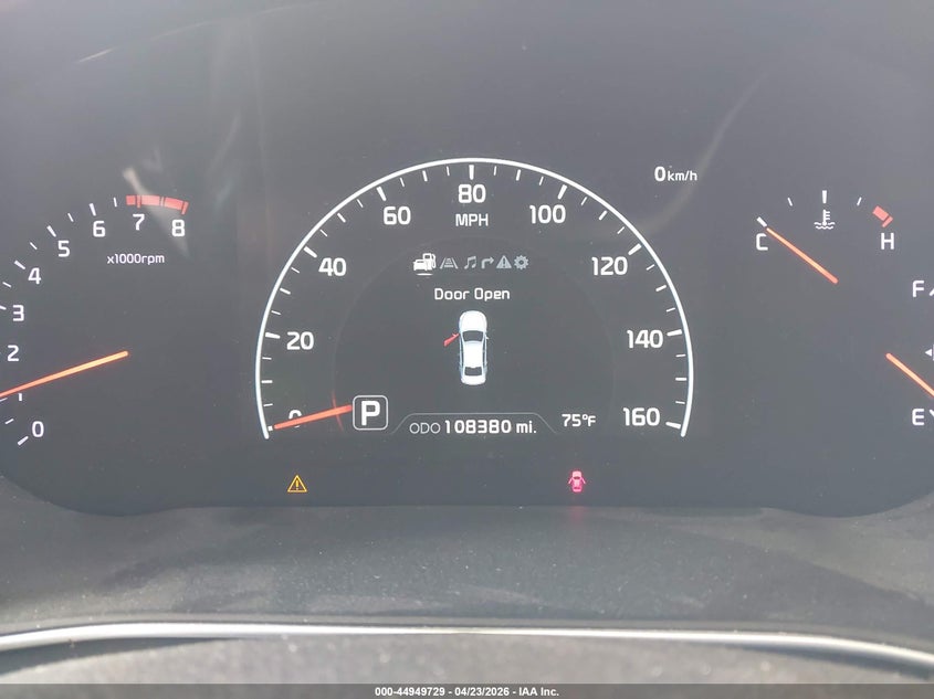2015 Kia Cadenza VIN KNALN4D7XF5176205 IAAI salvage auction — UNKNOWN, Restored (Arizona), sold $925 on 2026-07-14 (photo 7)