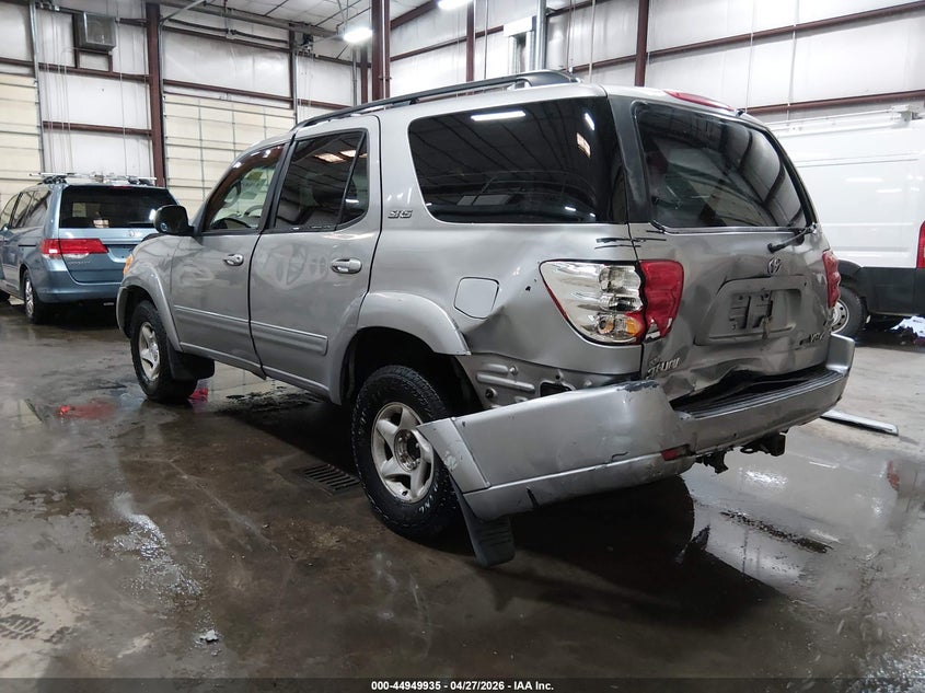 2001 Toyota Sequoia VIN 5TDBT44A11S026759 IAAI salvage auction — FRONT & REAR, Salvage (Idaho), sold $75 on 2026-07-17 (photo 3)