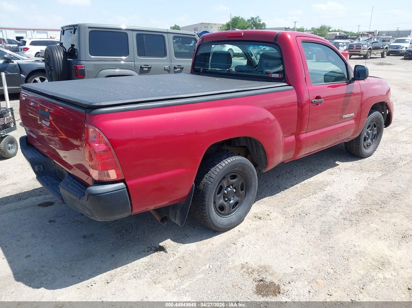 2005 Toyota Tacoma VIN 5TENX22N35Z133218 IAAI salvage auction — ROLLOVER, Rebuilt (Oklahoma), sold $1,700 on 2026-07-28 (photo 4)