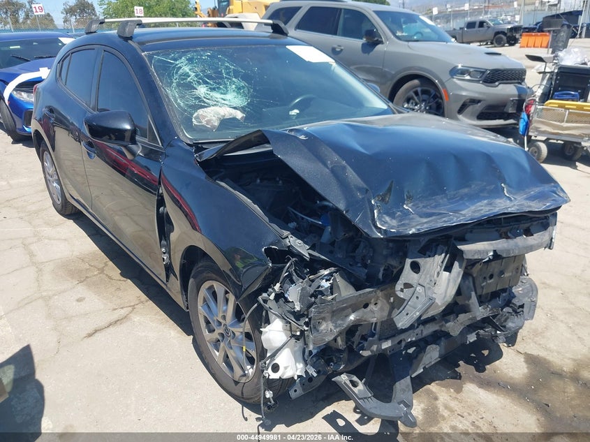2016 Mazda 3 VIN JM1BM1J76G1289307 IAAI salvage auction — FRONT END, Wait Title, sold $200 on 2026-07-22 (photo 1)
