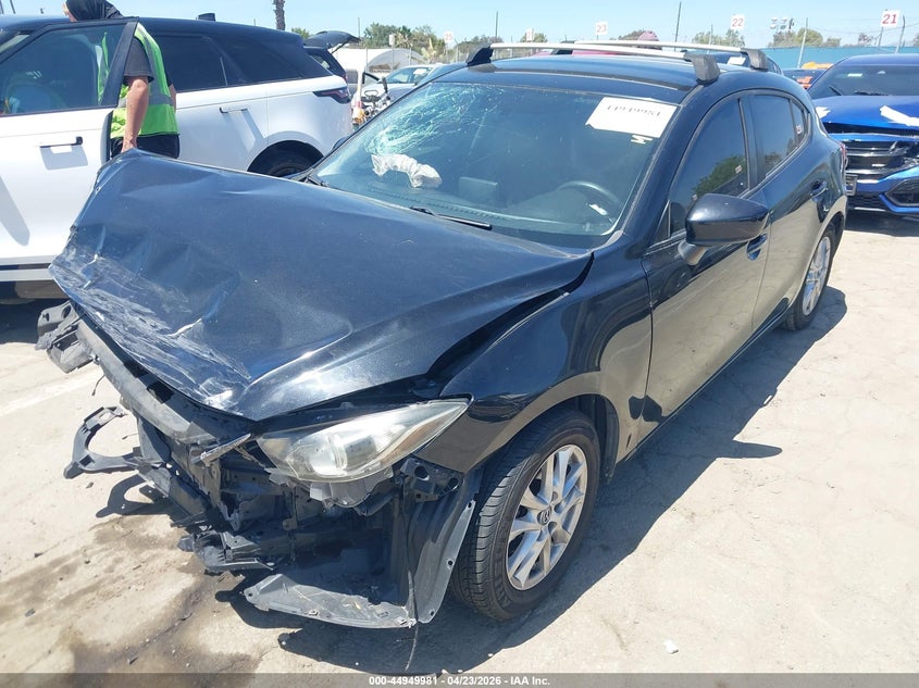 2016 Mazda 3 VIN JM1BM1J76G1289307 IAAI salvage auction — FRONT END, Wait Title, sold $200 on 2026-07-22 (photo 2)